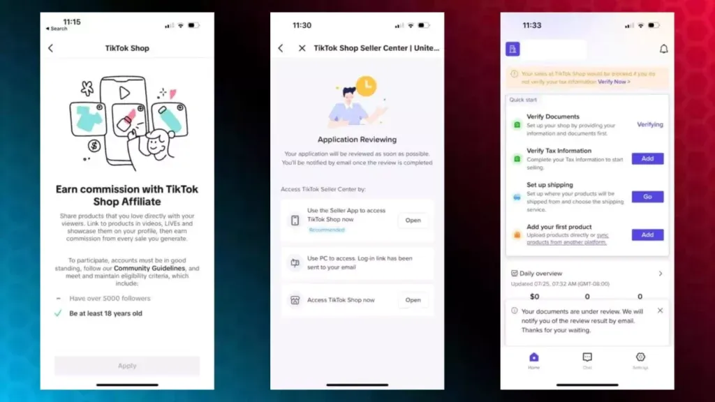 Создайте личный аккаунт TikTok